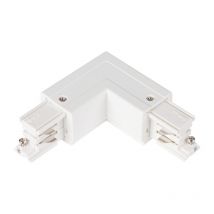 Conector l blanco – tear n Rail – 16A – IP20 – Plástico resistente