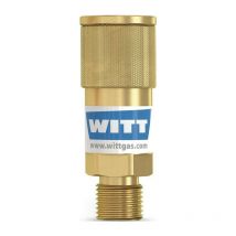 Witt - Conexión de manguera sk 100-1.SK 100-2 oxígeno g 1/4 pulgada rh ExtS Körper