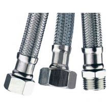 Edelstahl Heizungsschlauchanschluss 35cm hh 1/2 14246