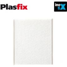 Confezione 1 feltro adesivo sintetico bianco 100x85mm plasfix Inofix