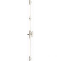 Finta cremonese 35304 map Bianco 9016 con viti e accessori in pvc - 35304PVC