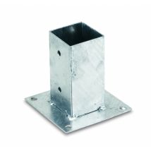 Confezione 2 Pz Sostegno Palo 5x5 Cm Per Pavimento Alce