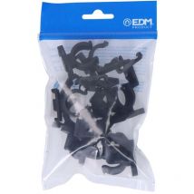 Confezione da 10 pinze m-20 in nylon nero per elettroerosione ferroplast