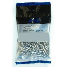 Confezione da 100 rivetti alluminio rivetto elemento di fissaggio varie misure misura: 4x12