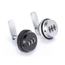 Confezione da 2) Lucchetto con combinazione a 3 cifre Lucchetto con password Lucchetto senza chiave Cam Lock - Lega di zinco Placcatura cromata