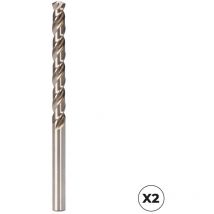 Confezione da 2 punte cilindriche corte hsse DIN-338N Inox 2,50 mm Iz27443 Koma Tools/ Izar