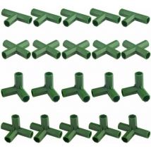 Rahmenverbinder Für Gewächshaus Und Garten, 11 Mm, 20 Stück