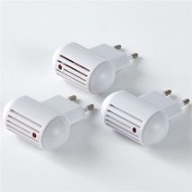 Shop-story - Confezione da 3 tappi repellenti per zanzare a ultrasuoni con led
