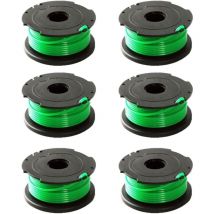 Confezione da 6 bobine Green Line per decespugliatore Black & Decker GL7033 GL8033 GL9035 A6482