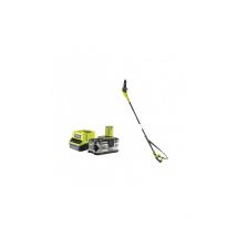 Ryobi - Pack Elagueur ‡ chaine sur perche 18V OnePlus OPP1820 - 1 batterie 5.0Ah - 1 chargeur rapide 2.0Ah RC18120-150