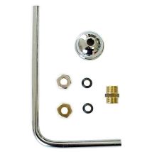 Squadretta Cromata IDROBLOCK – Rame cromato – Diametro 10 mm, Lunghezza 150 x 250 mm – 3/8