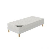 Elite Mattress - Ensemble 90x200 confort+ Sommier + Matelas Hauteur 17cm