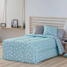 Confecciones Paula - Conforter topo de Turquesa - 90 cm