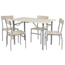 Conjunto Braga 4 silla + mesa de centro