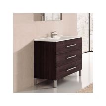Ducha - Conjunto de Baño mueble + encimera indus Roble Sinatra 80cm