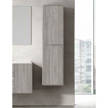 Mueble Columna de baño para mueble Allstone 10 colores disponibles y dos tamaños 35x140x25 Roble Smoky