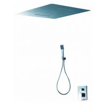 Imex - Conjunto Ducha de Acero Inox. Rectangular Serie Sumatra Premarco: Incluido