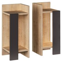 Juego de 2 mesitas de noche H60 cm - elos