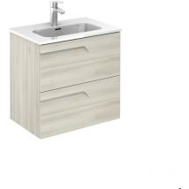 Royo - vitale Mueble de Baño con Lavabo 2 Cajones Beige Nature - Medida: 80 cms - Medida: 80 cms - ref: C0072605