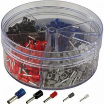 Conjunto de puntas de alambre Colores surtidos 400 unidades (por 5)