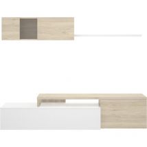 Dkit - Conjunto de salon compacto Higuera de Calatrava en color Blanco Brillo / Natural