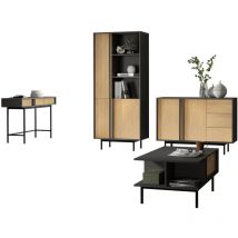 Arredamento1 - Conjunto de salón Levali 117, Roble