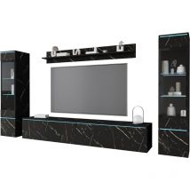 Ensemble de meubles de salon vera ii, ensemble de meubles de salon, éclairage led inclus, couleur San Sebastián