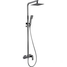 Imex - BDP048/BGM pisa Conjunto Ducha Monomando Black Gun Metal - ref: BDP048/BGM