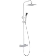 Imex - Ensemble de douche avec thermostat Modèle art Couleur blanc [ ]