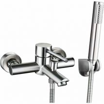 Valaz - Conjunto grifo bañera con ducha monomando chacao cromado