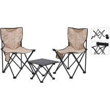 Conjunto mesa y sillas camping