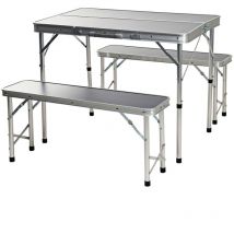 Conjunto plegable para camping, 3 piezas