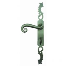 Bouvet - Juego de puerta rústica Aquitania 41 Epoxi gris - Condena - 10748