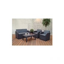Conjunto Ratan Resina Antracita St.tropez