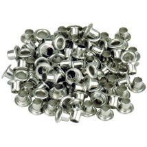 Occhielli Nichelati 5,5 mm – Confezione da 100 pezzi – Ferramenta