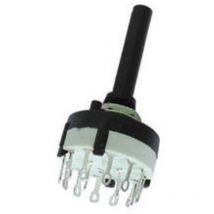 Velleman 8404-2 interruptor eléctrico Interruptor rotativo Negro, Blanco
