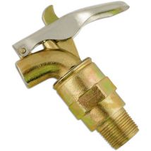 31265 - Rubinetto di Sicurezza per fusti con Chiusura Automatica, Filettatura da 3/4' (bsp) - Connect