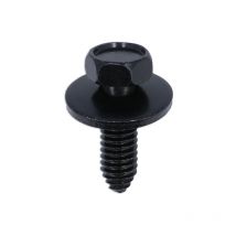 Connect - Black Hex-Head Body Screw with Washer - for Vauxhall Opel 50pc 36427