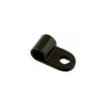 Black Nylon P-Clip 9.0mm 100pc 30352 - Connect