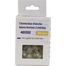 Blm - 100 Bornes De Connexion Étanche Basse Tension 2 Fils