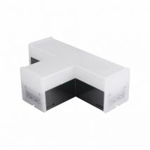 Silumen - Connecteur 10W en t pour Suspension Linéaire Fine Noire 40W - Blanc Neutre