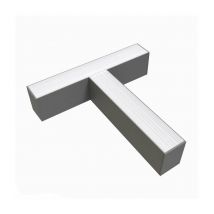Silumen - Connecteur 12W pour Luminaire Suspendu Interconnectable en t gris - Gris Gris