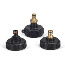 Coocheer - Connecteur adaptateur ibc 3/4/1/2 ', 3 paquets, vanne de tuyau 1000L S60x6, baril de pluie