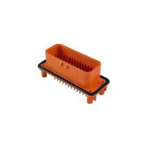 Connecteur AmpSeal femelle 35 Voies orange pcb avec épingle dorée