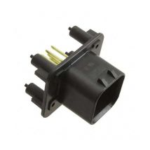 Connecteur AmpSeal mâle 8 Voies noir pcb or