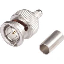 Hicon - BNC0.6/2.8HD Connecteur bnc mâle, droit 75 ω 1 pc(s)