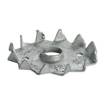 Crampon Bulldog simple denture C2-C4 Ø50x10mm - Boite de 300