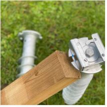 Connecteur bois en acier galvanisé à partir de 140 mm