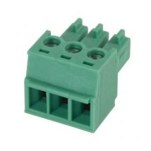 Connecteur bornier au chariot pas de 3,81 Femelle 3 Voies Vert