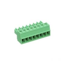Connecteur bornier au chariot pas de 3,81 Femelle 8 Voies Vert